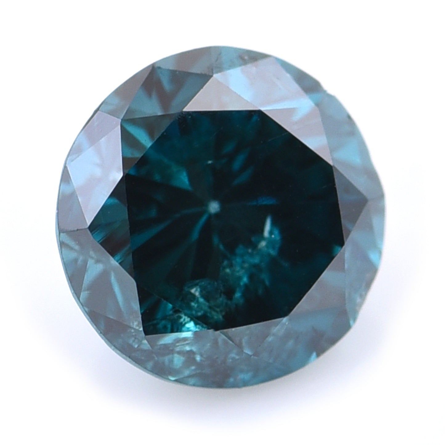 0.4 Blue Diamond Round Loose Diamond