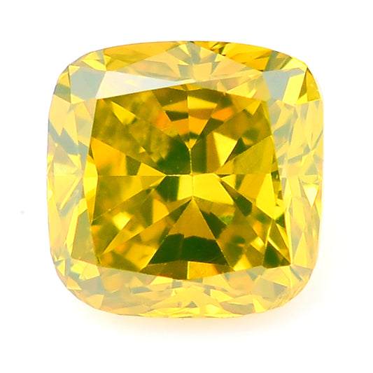 0.25 Yellow Diamond Cushion Loose Diamond