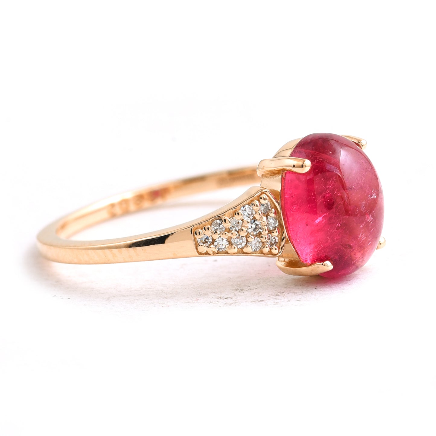2.25 Ct Oval Tourmaline 14K Gold Ring