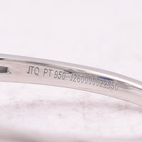 1.30 Ct Oval Mixed Cut Natural Sapphire 950 Platinum Ring