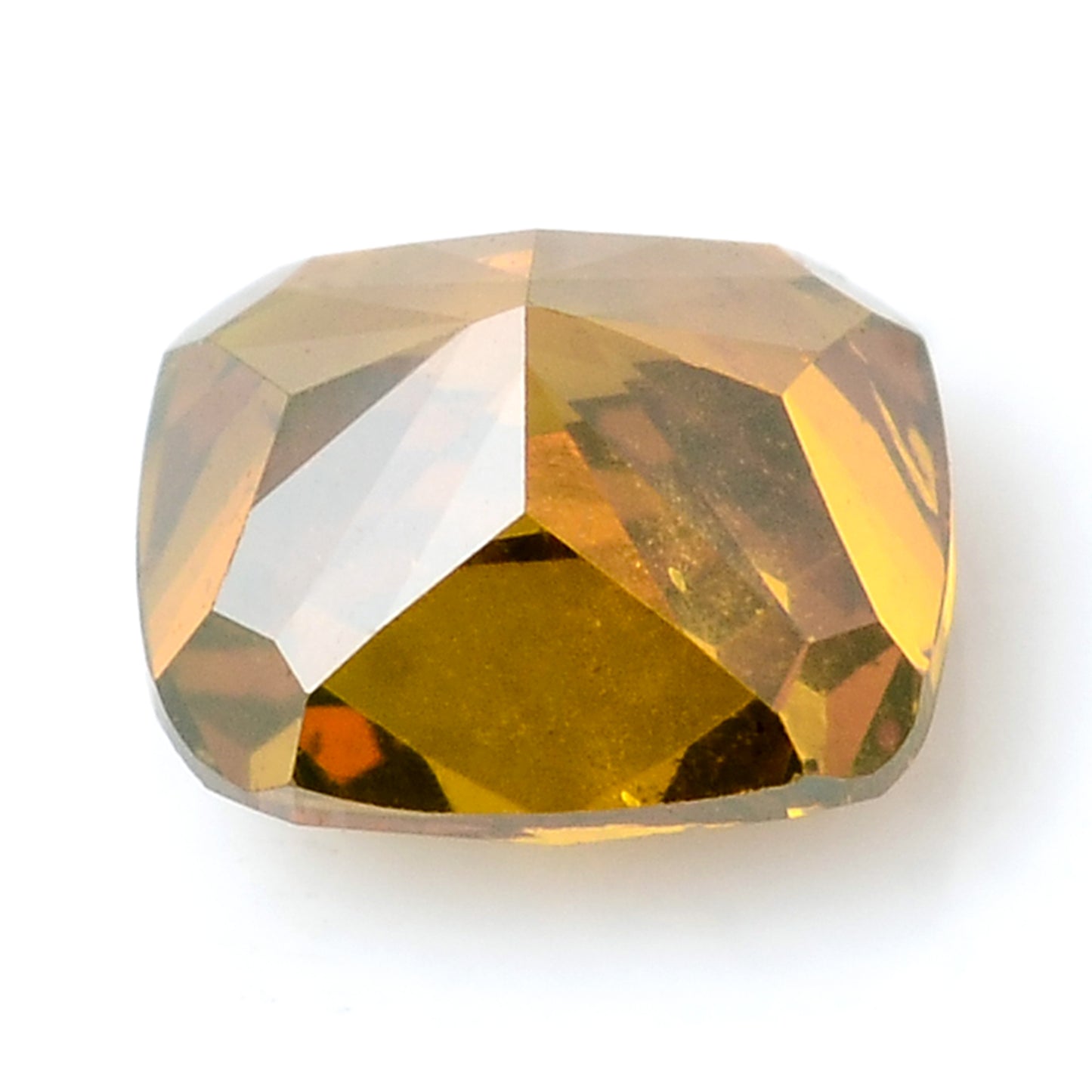 0.44 Carat Red Diamond Cushion Loose Gemstone