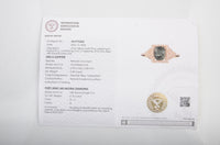 1.05 Ct Oval Mixed Cut Natural Corundum Sapphire 14K Gold Ring