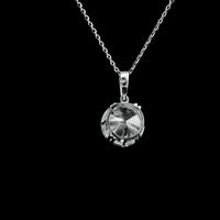 3.03 Carats Lab Grown Diamond 14K Gold Pendant