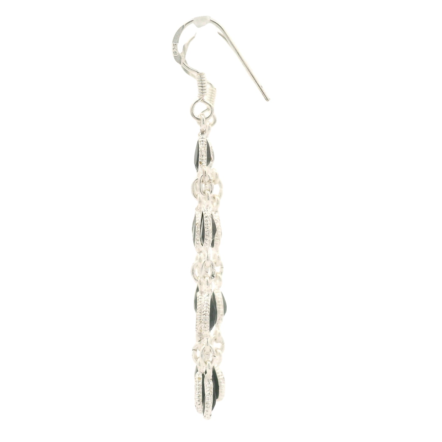 11.50 Ct Sapphire 925 Sterling Silver Earrings