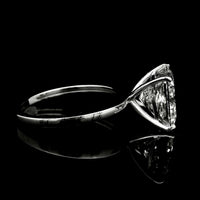 3.95 Carats Lab Grown Diamond 14K Gold Ring
