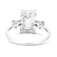 3.21 Carats Lab Grown Diamond 14K Gold Ring