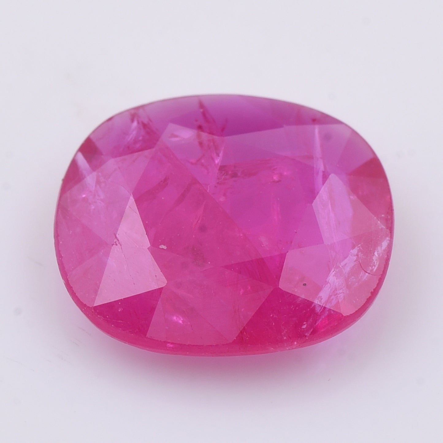 2.17 Natural Corundum Ruby Rectangular Cushion Mixed Cut Gemstone