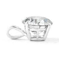 3.06 Carats Lab Grown Diamond 14K Gold Pendant