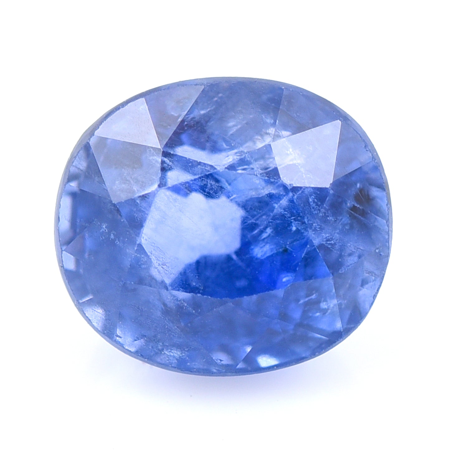 2.12 Natural Corundum Sapphire Oval Mixed Cut Gemstone