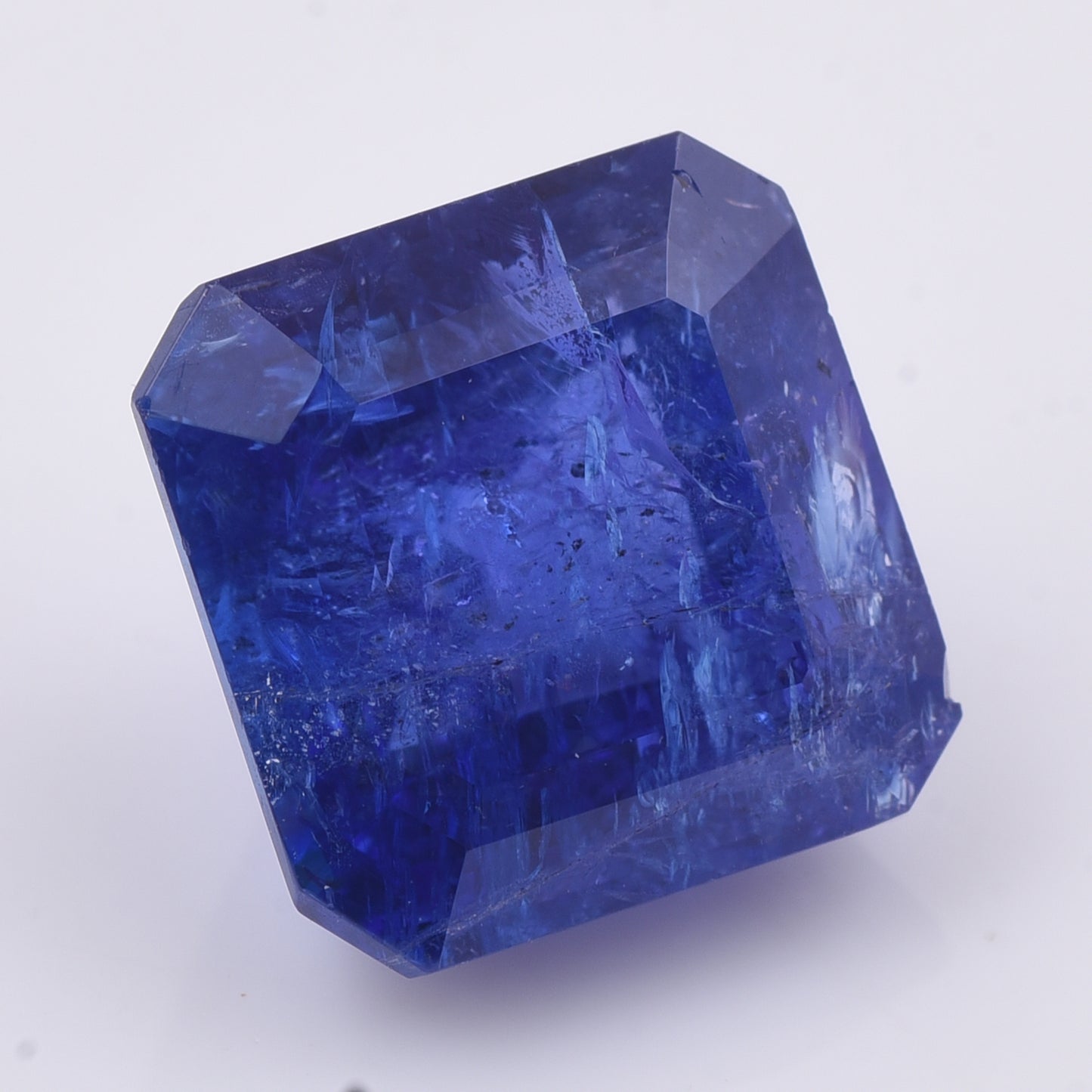 8.7 Natural Zoisite Tanzanite Square Emerald Cut Gemstone