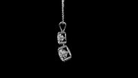 4.80 Ct Round Lab Grown Diamond 14K Gold Pendant