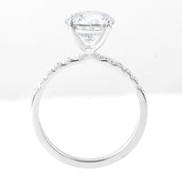 2.81 Carats Lab Grown Diamond 14K Gold Ring