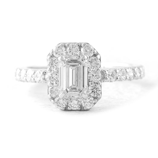 1.98 Carats Lab Grown Diamond 14K Gold Ring