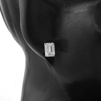 2.89 Carats Lab Grown Diamond 14K Gold Earrings