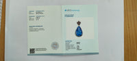 4.02 Ct Pear Mixed Cut Natural Tanzanite 14K Gold Pendant