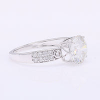 2.27 Carats Lab Grown Diamond 14K Gold Ring