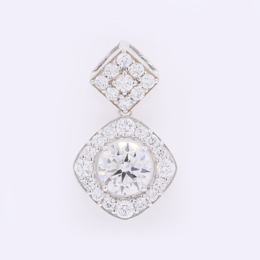2.44 Carats Lab Grown Diamond 14K Gold Pendant