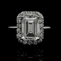 3.11 Carats Lab Grown Diamond 14K Gold Ring