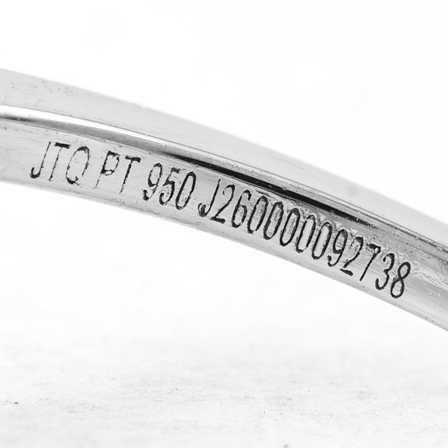 2.12 Ct Trillion Tourmaline 950 Platinum Ring