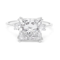 4.46 Carats Lab Grown Diamond 14K Gold Ring
