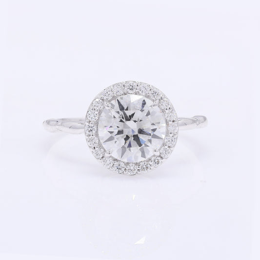 2.27 Carats Lab Grown Diamond 14K Gold Ring