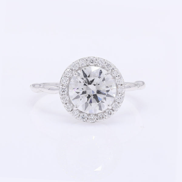 2.27 Carats Lab Grown Diamond 14K Gold Ring
