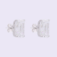 3.78 Carats Lab Grown Diamond 14K Gold Earrings