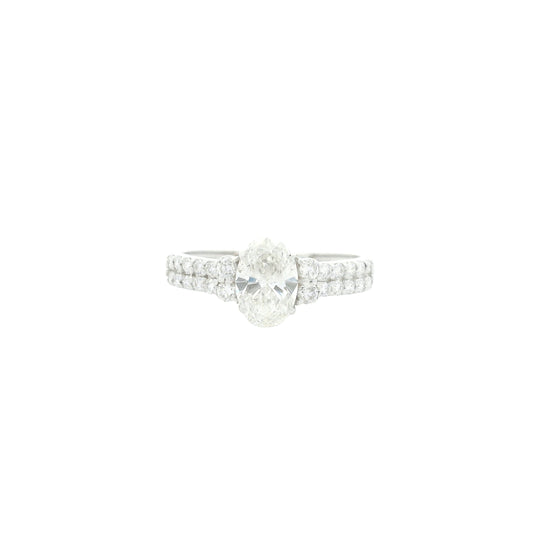 1.44 Carats Lab Grown Diamond 14K Gold Ring