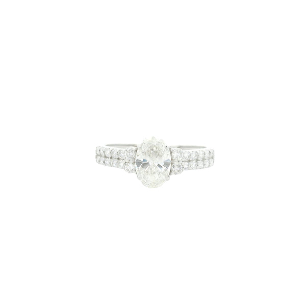 1.44 Carats Lab Grown Diamond 14K Gold Ring