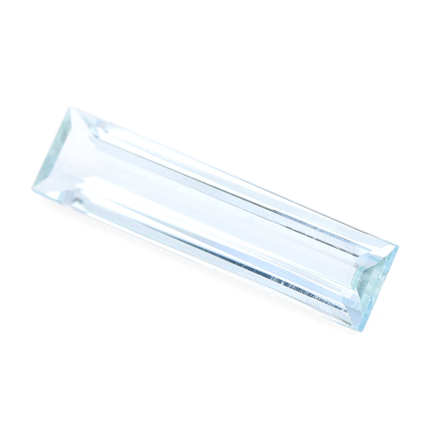 4.02 Natural Beryl Aquamarine Rectangular Step Cut Gemstone