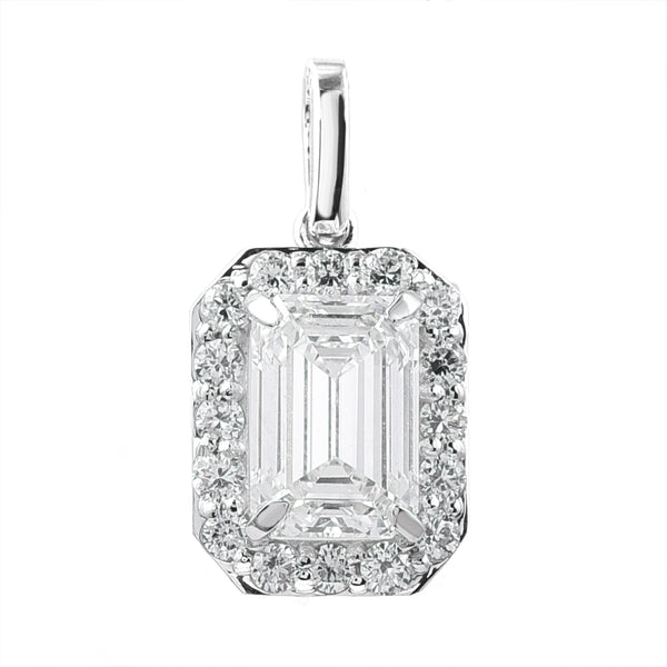 2.29 Carats Lab Grown Diamond 14K Gold Pendant