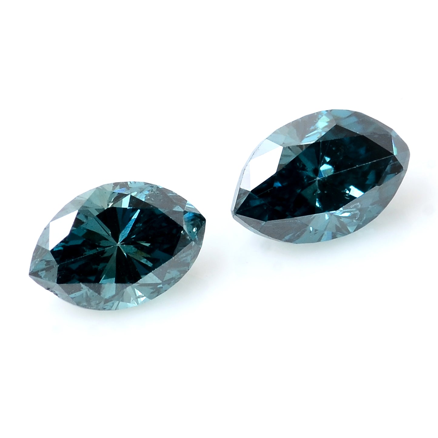 0.56 Carat Blue Diamond Marquise Loose Gemstone