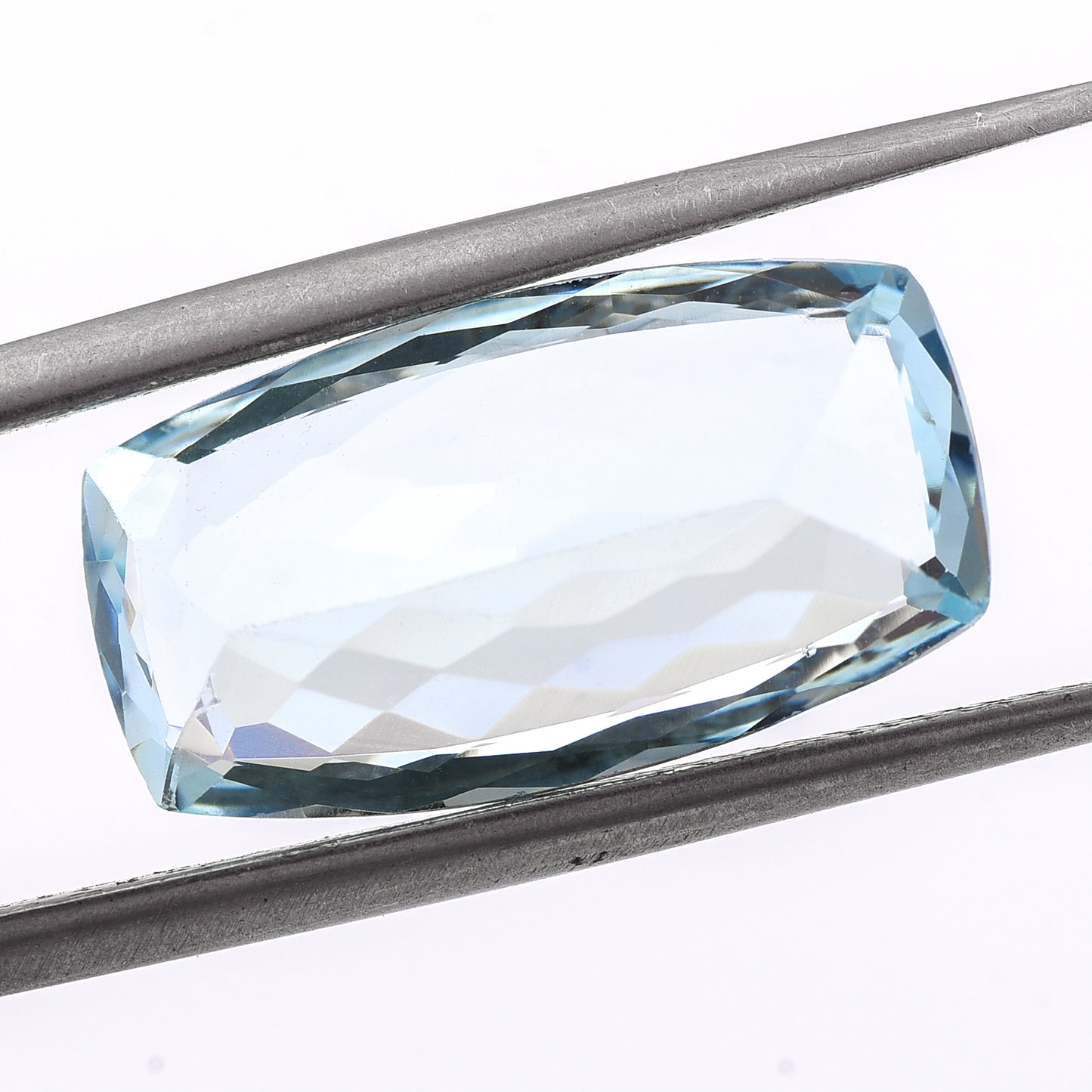 7.84 Natural Beryl Aquamarine Rectangular Cushion Mixed Cut Gemstone