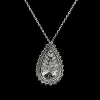 5.34 Carats Lab Grown Diamond 14K Gold Pendant