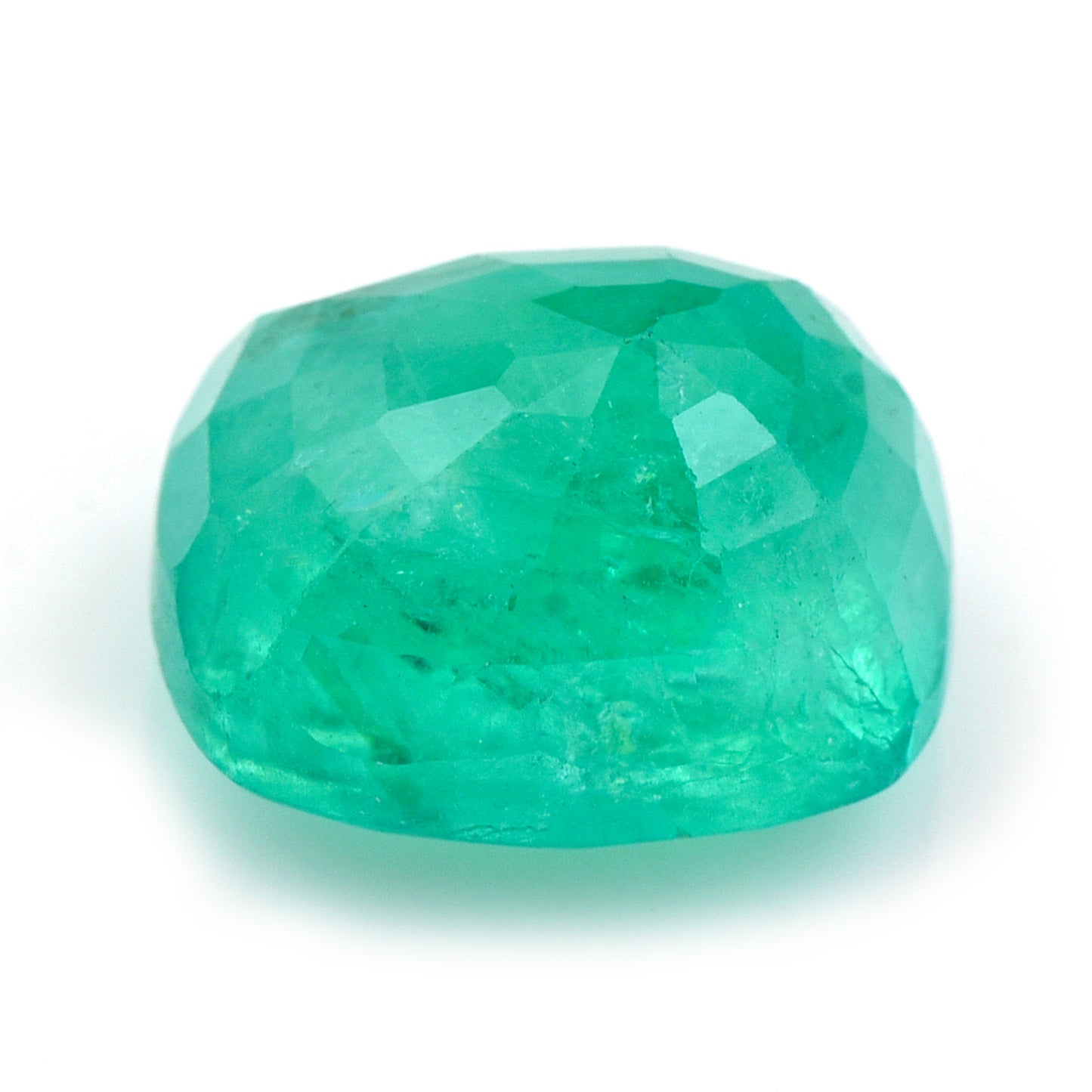 4.18 Natural Beryl Emerald Rectangular Cushion Mixed Cut Gemstone