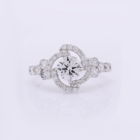 2.00 Carats Lab Grown Diamond 14K Gold Ring