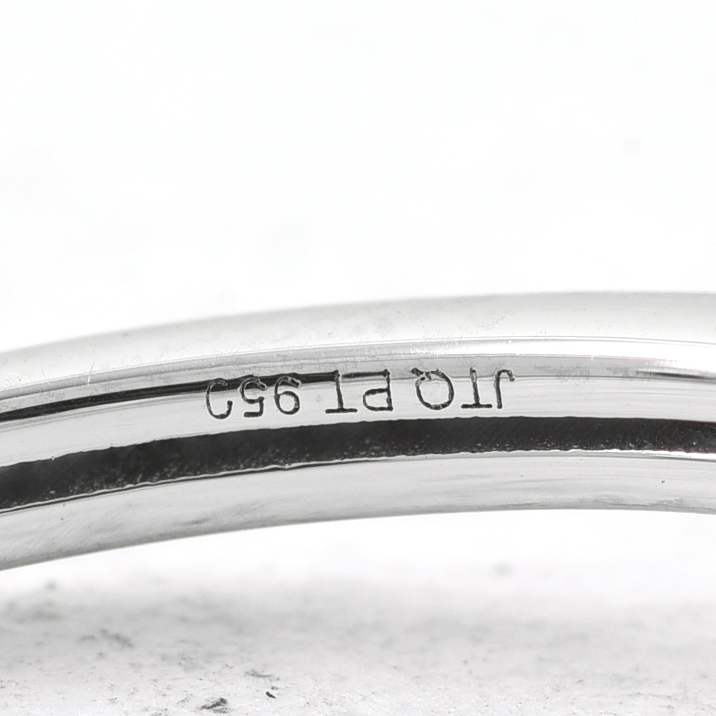 2.83 Ct Cushion Lab Grown Diamond 950 Platinum Ring