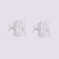 3.71 Carats Lab Grown Diamond 14K Gold Earrings