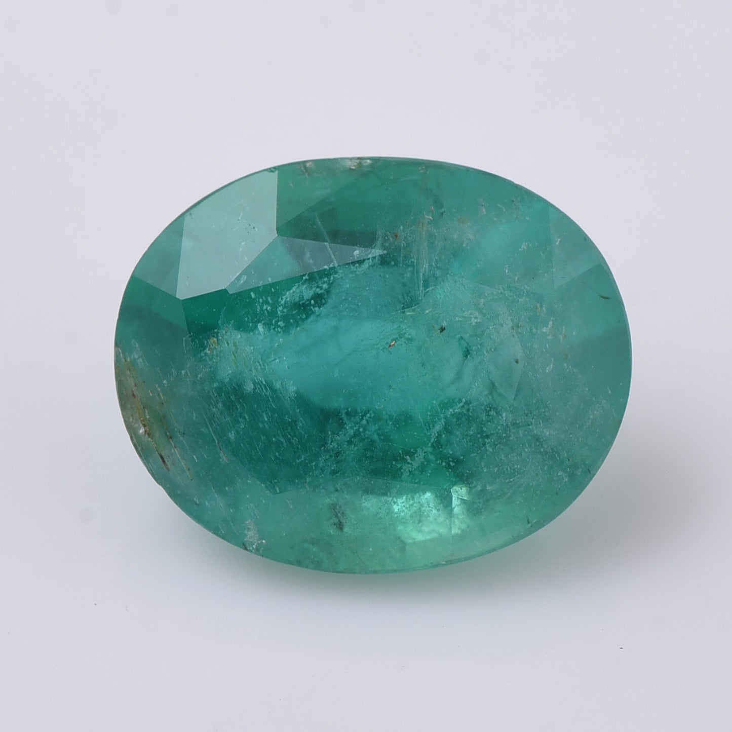 2.44 Natural Beryl Emerald Oval Mixed Cut Gemstone