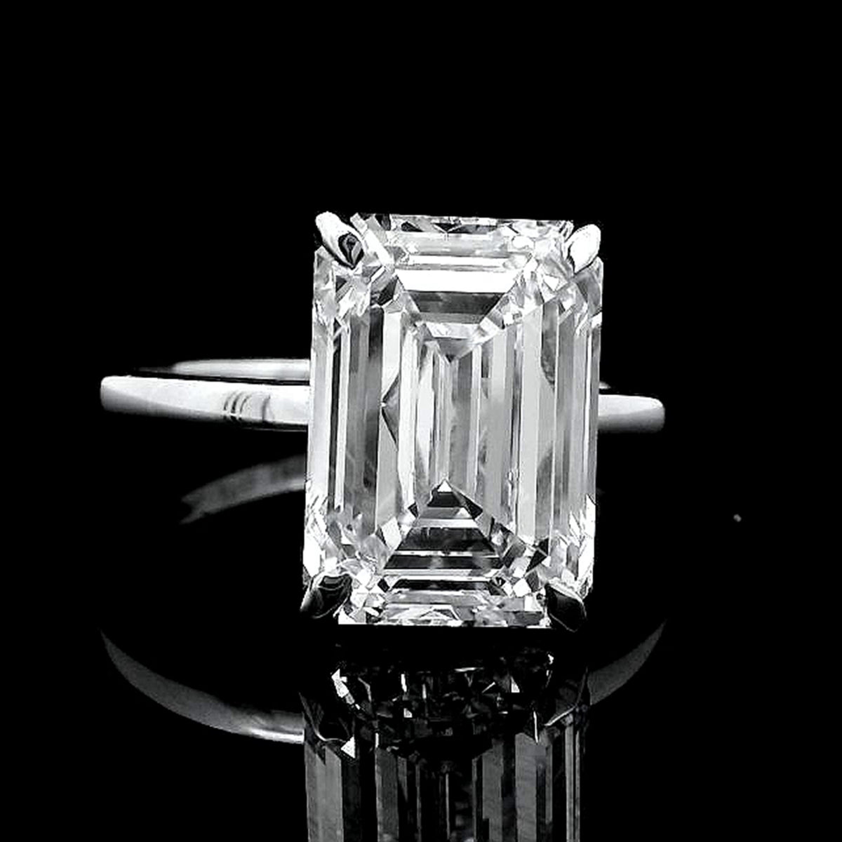 5.09 Carats Lab Grown Diamond 14K Gold Ring