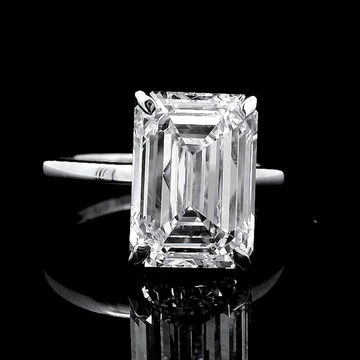 5.09 Carats Lab Grown Diamond 14K Gold Ring