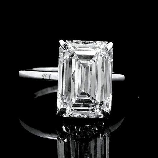 5.09 Carats Lab Grown Diamond 14K Gold Ring