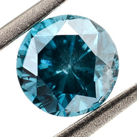 0.39 Blue Diamond Round Loose Gemstone