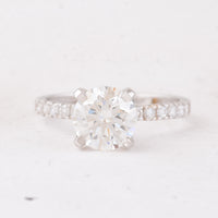 2.34 Carats Lab Grown Diamond 14K Gold Ring