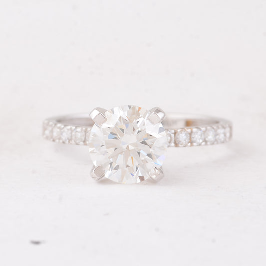 2.34 Carats Lab Grown Diamond 14K Gold Ring