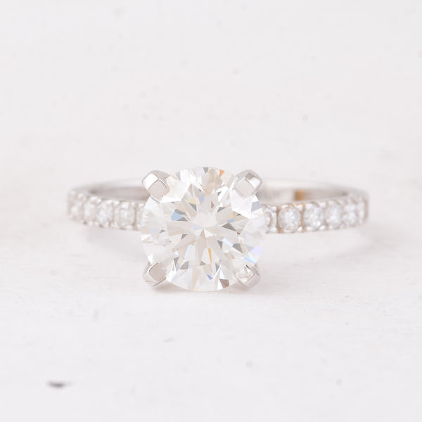 2.34 Carats Lab Grown Diamond 14K Gold Ring
