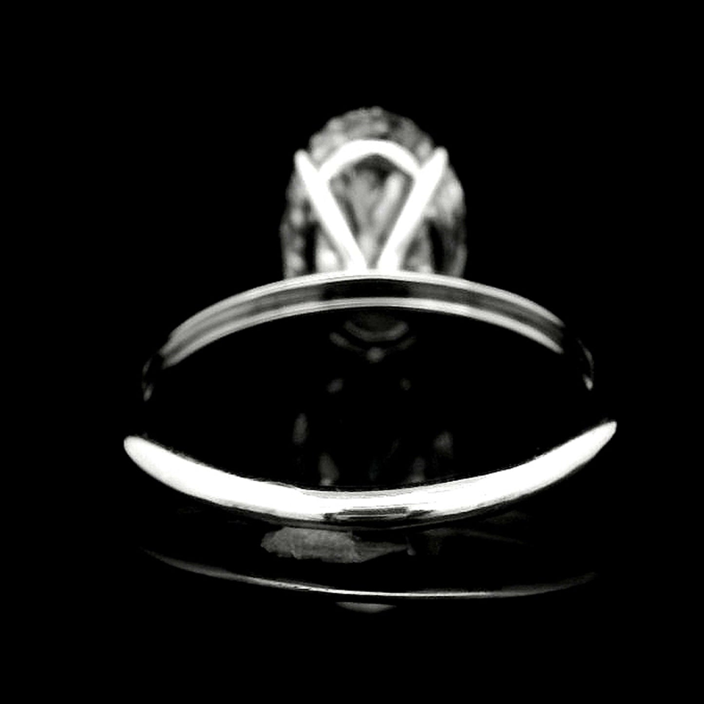 3.05 Carats Lab Grown Diamond 14K Gold Ring
