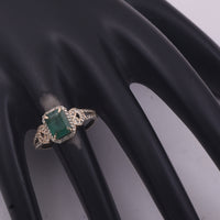 1.73 Ct Octagon Emerald 9K Gold Ring