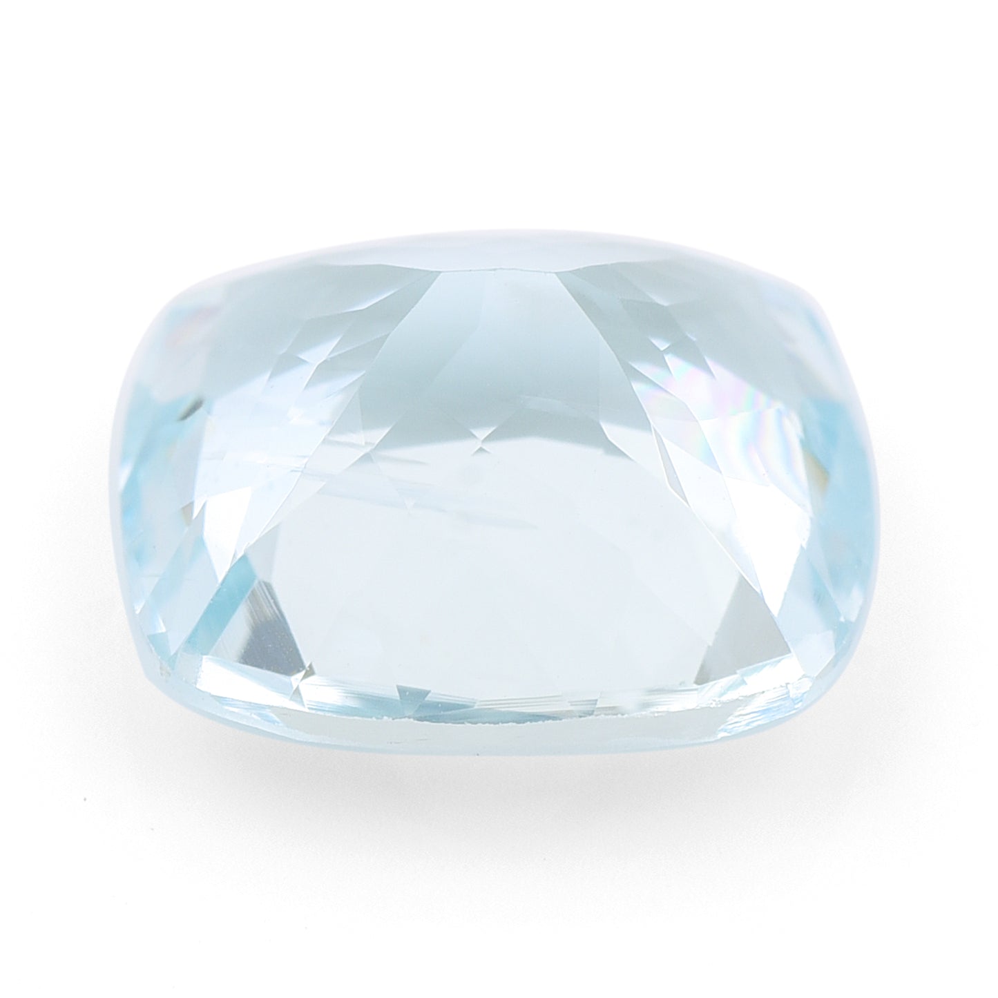 4.15 Natural Beryl Aquamarine Rectangular Cushion Mixed Cut Gemstone