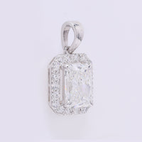 2.35 Carats Lab Grown Diamond 14K Gold Pendant
